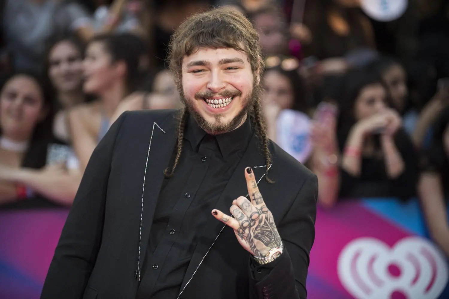 Post Malone gestures